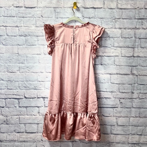 Mittoshop Satin Dress with Pockets - Picture 3 of 9